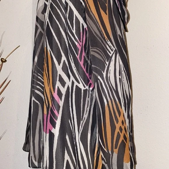 Ali Ro dress women’s 2 black gray pink orange - Picture 5 of 14